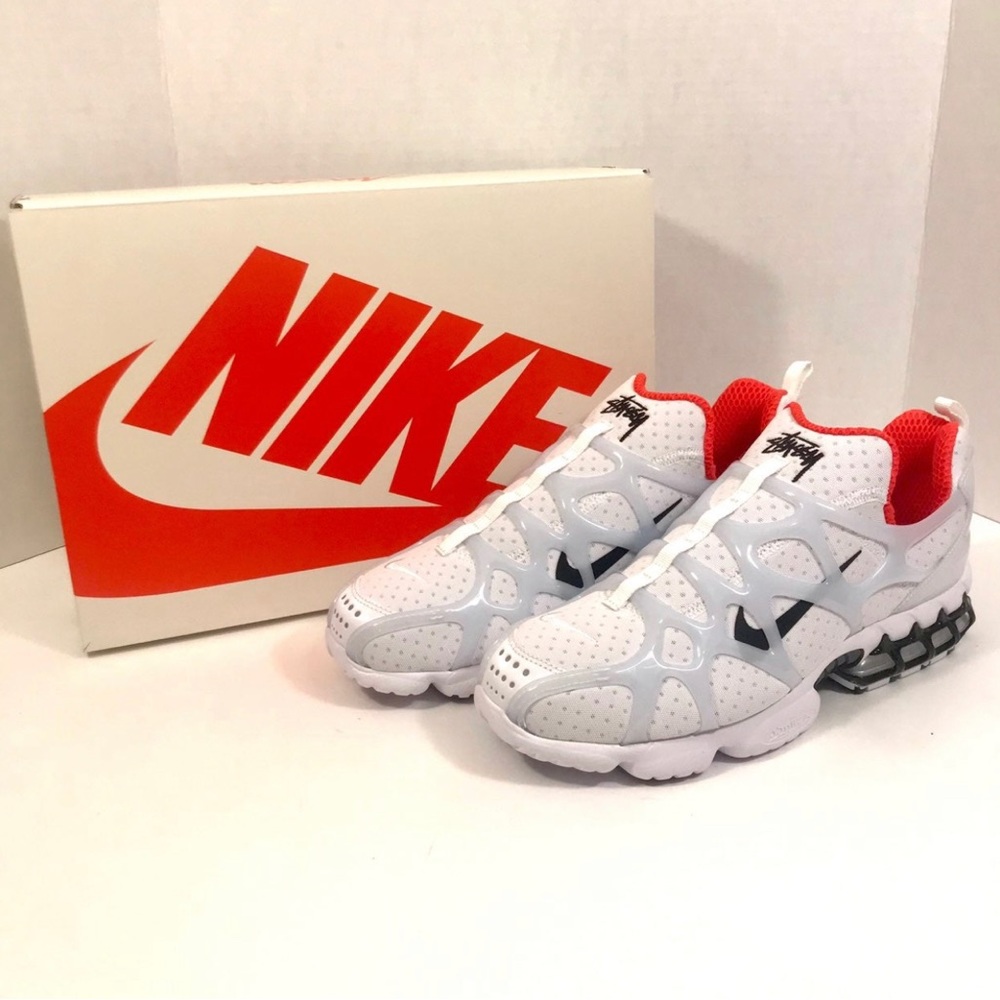 Nike x Stussy Air Zoom Spiridon Kukini White Size 9.5!